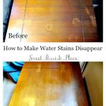 Trashtastic Tuesday- How to Remove Water Stains from Wood