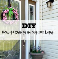 DIY How to Change an Outdoor Light Fixture