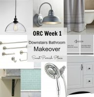 Downstairs Bathroom Makeover | Before and Plans