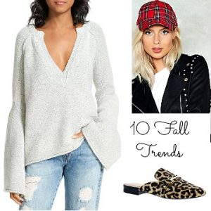 Today I am sharing 10 Fall fashion trends that I am loving.