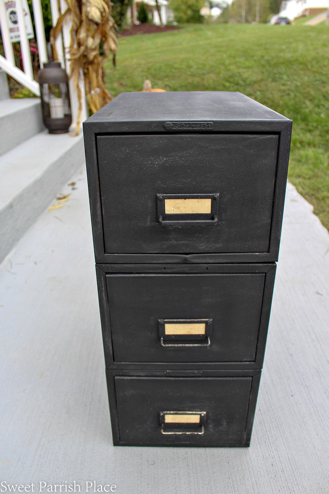 file cabinet makeover after