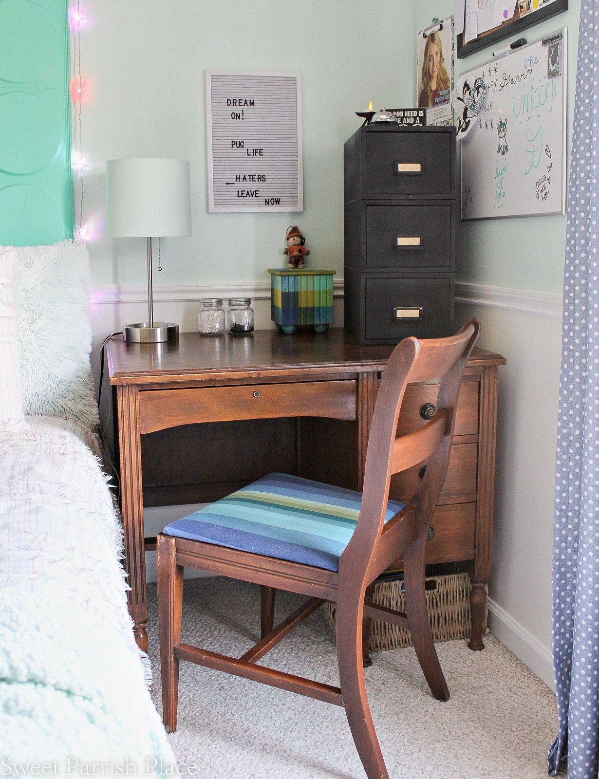 rustic file cabinet makeover