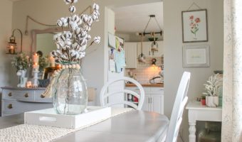 Modern Farmhouse Dining Room Reveal| $100 Room Challenge