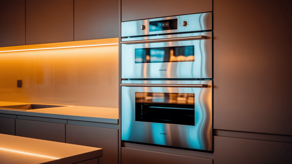 1. Wall-Mounted Double Ovens
