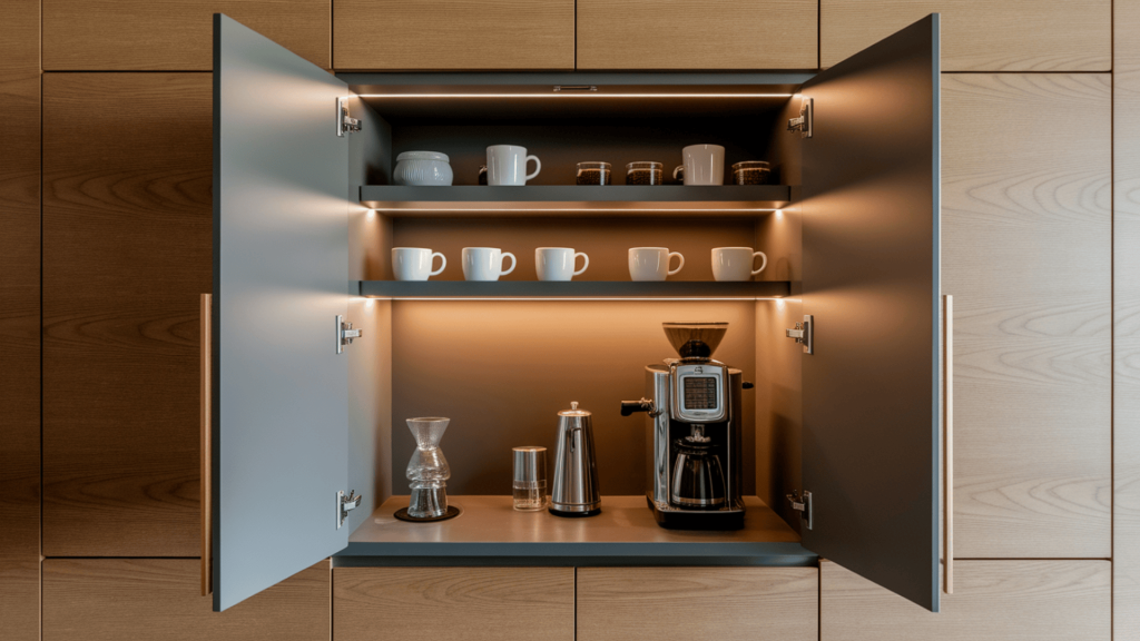 13. Coffee Station Larder Cupboard
