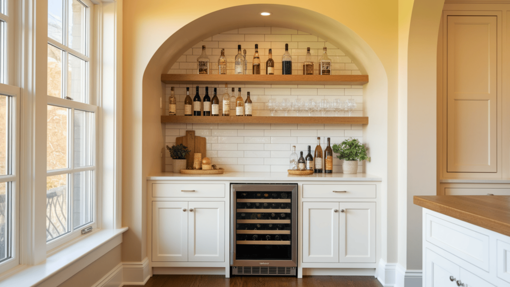 17. Bar Area in Kitchen Nook
