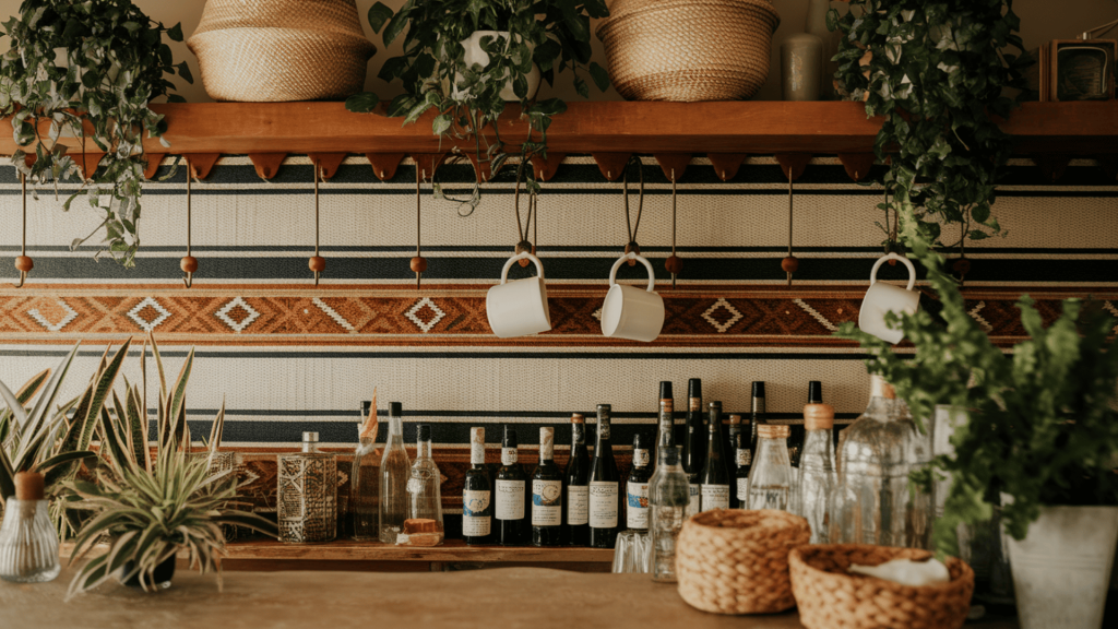 20. Boho Styling for Dry Bar
