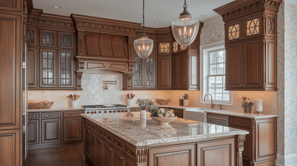 20. Sculpted Wood Details
