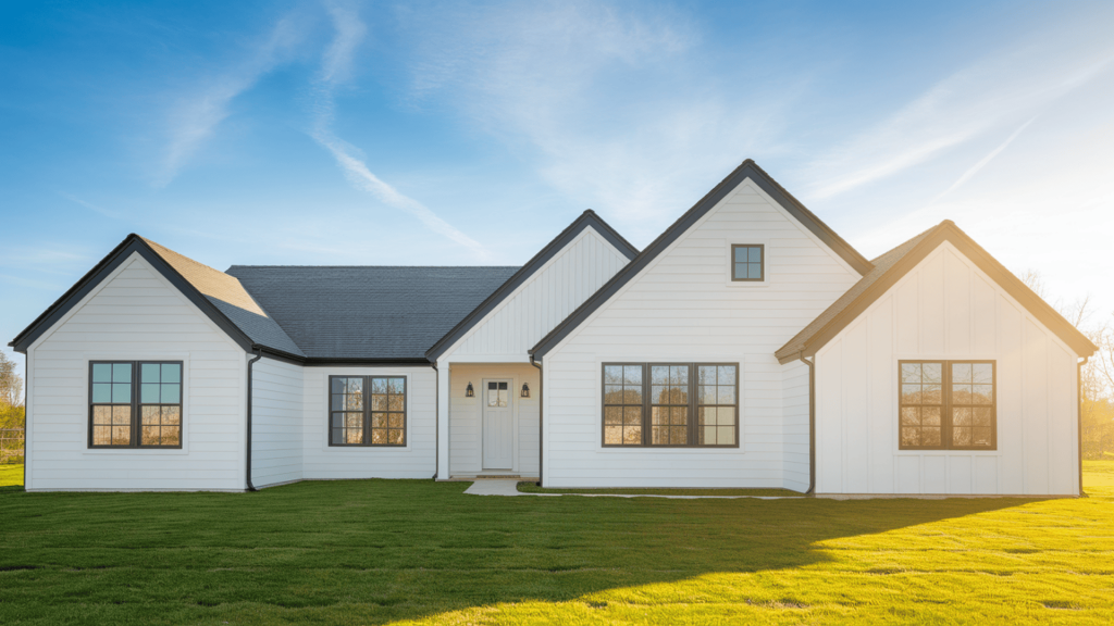 23. Vibrant Texture with Mixed Siding
