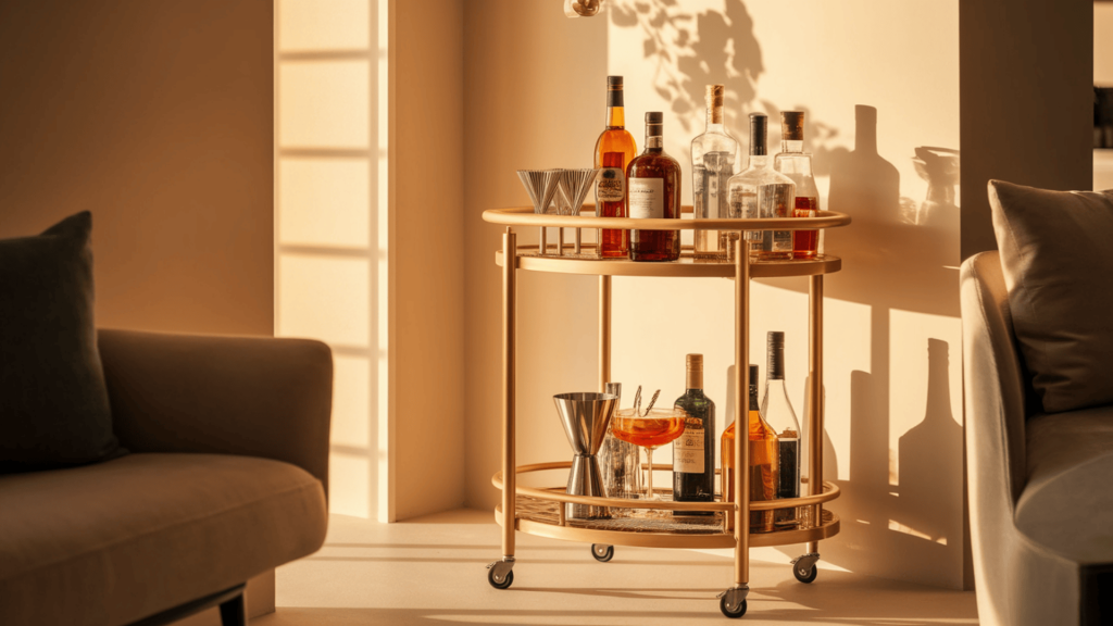 28. Bar Cart Inspiration for Home
