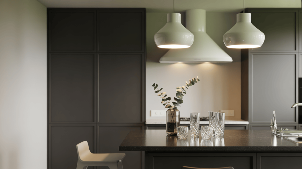 29. High-Gloss White Accents
