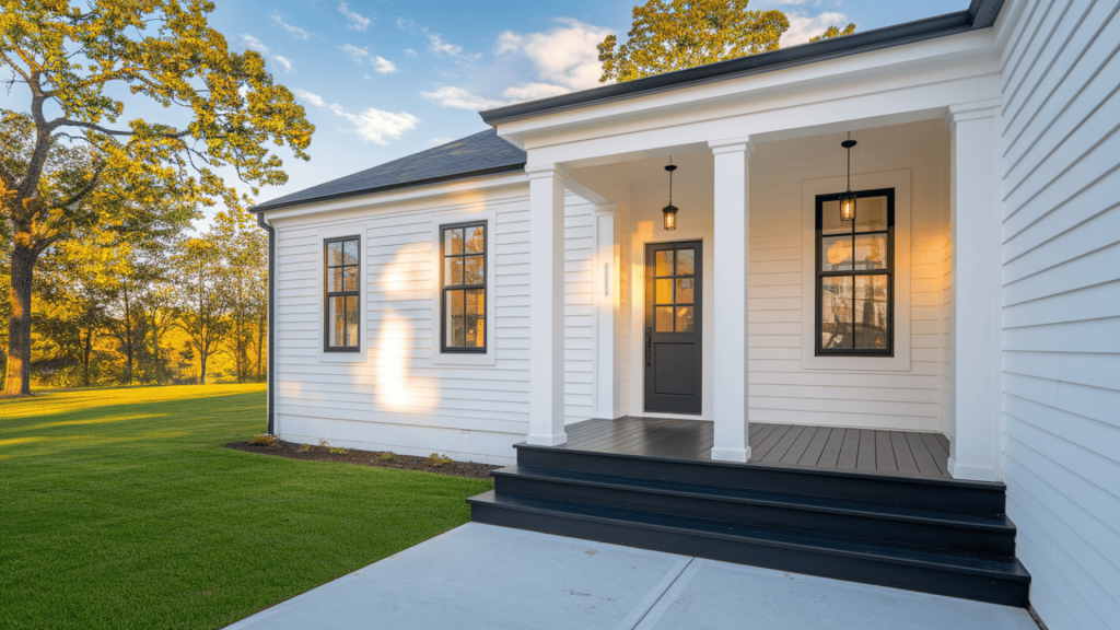 30. Black Porch Floors and Steps
