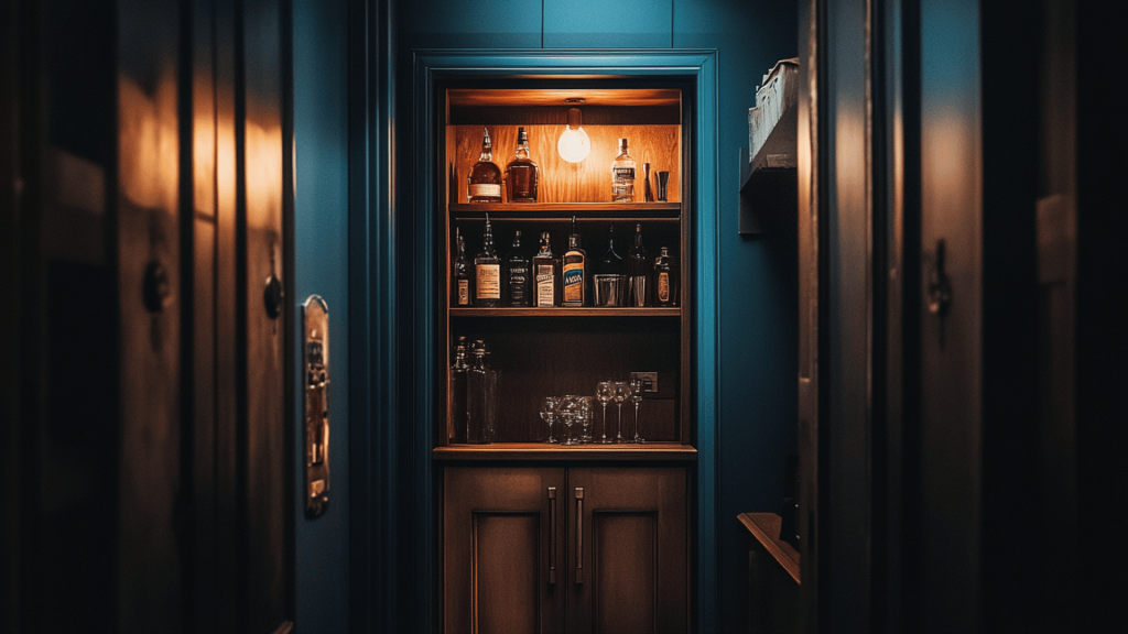 35. Hidden Speakeasy Nook
