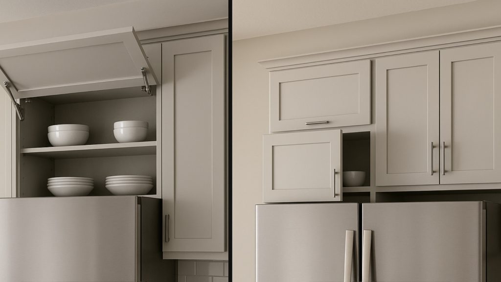 4. Lift-up Doors vs. Traditional Hinged Options
