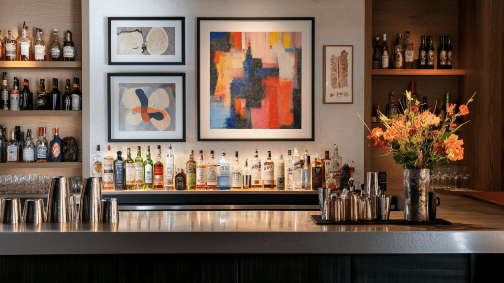 43. Art Gallery Accent Bar
