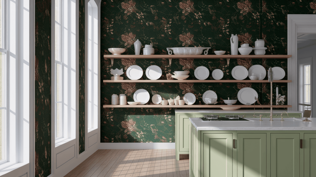 5. Open Shelving
