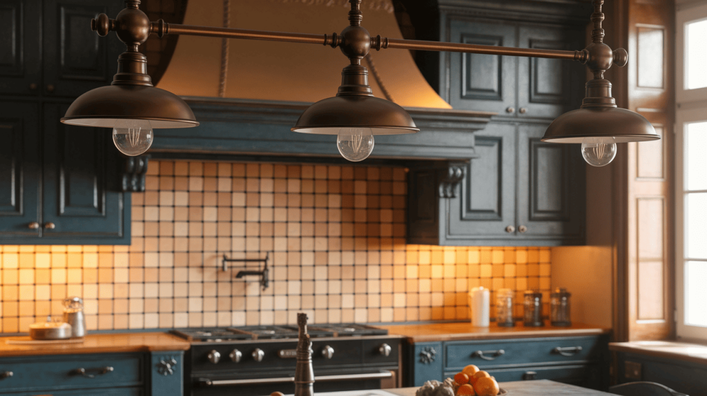 6. Industrial-Style Lighting
