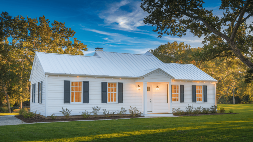 8. Beauty with Black Trim for Summer House
