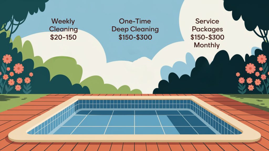 Average Cost of Pool Cleaning Services
