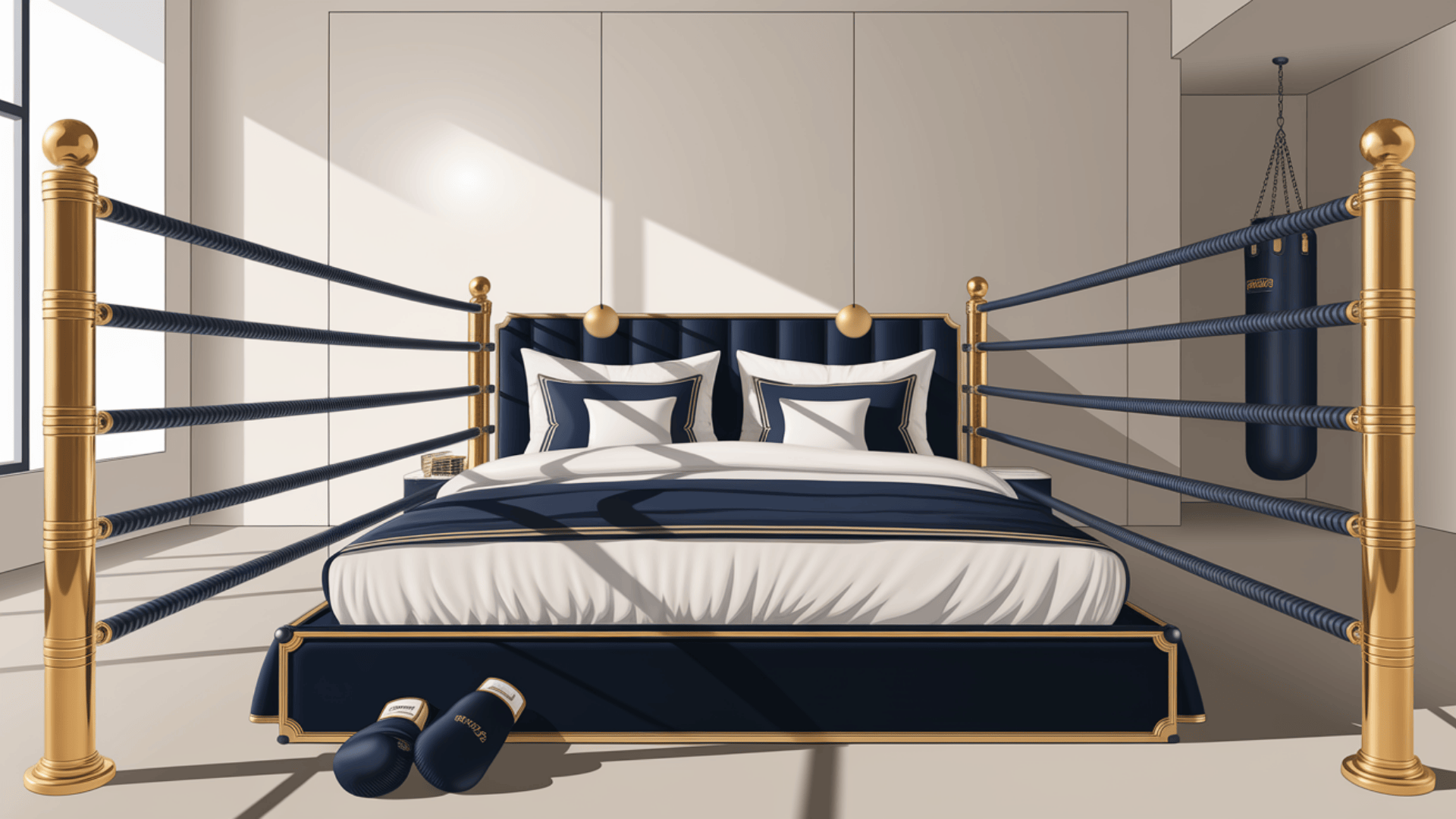 Boxing Ring Beds That Pack a Punch of Style