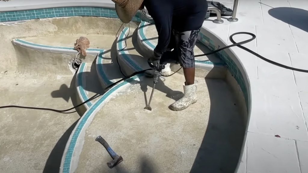 Step 1: Prepping the Pool Surface
