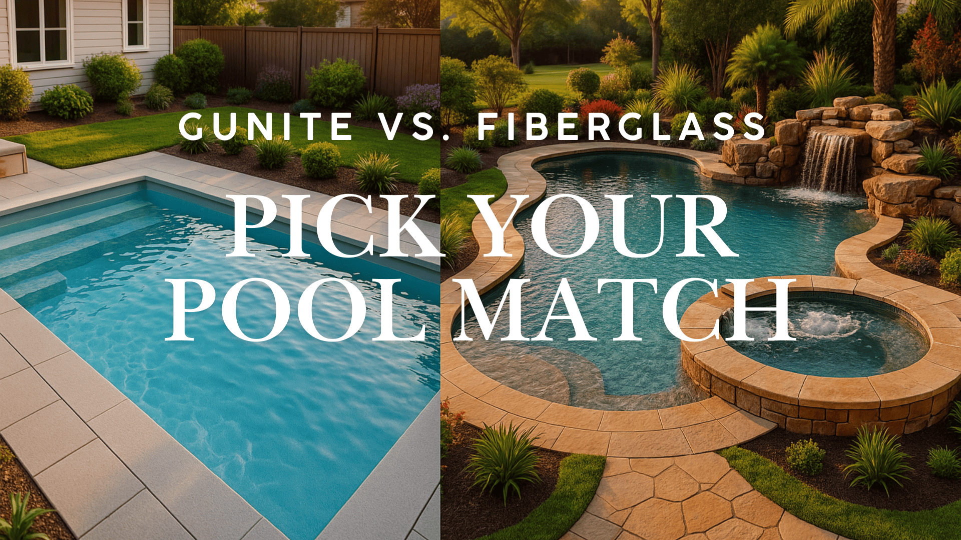 The Pool Face-Off: Gunite or Fiberglass?