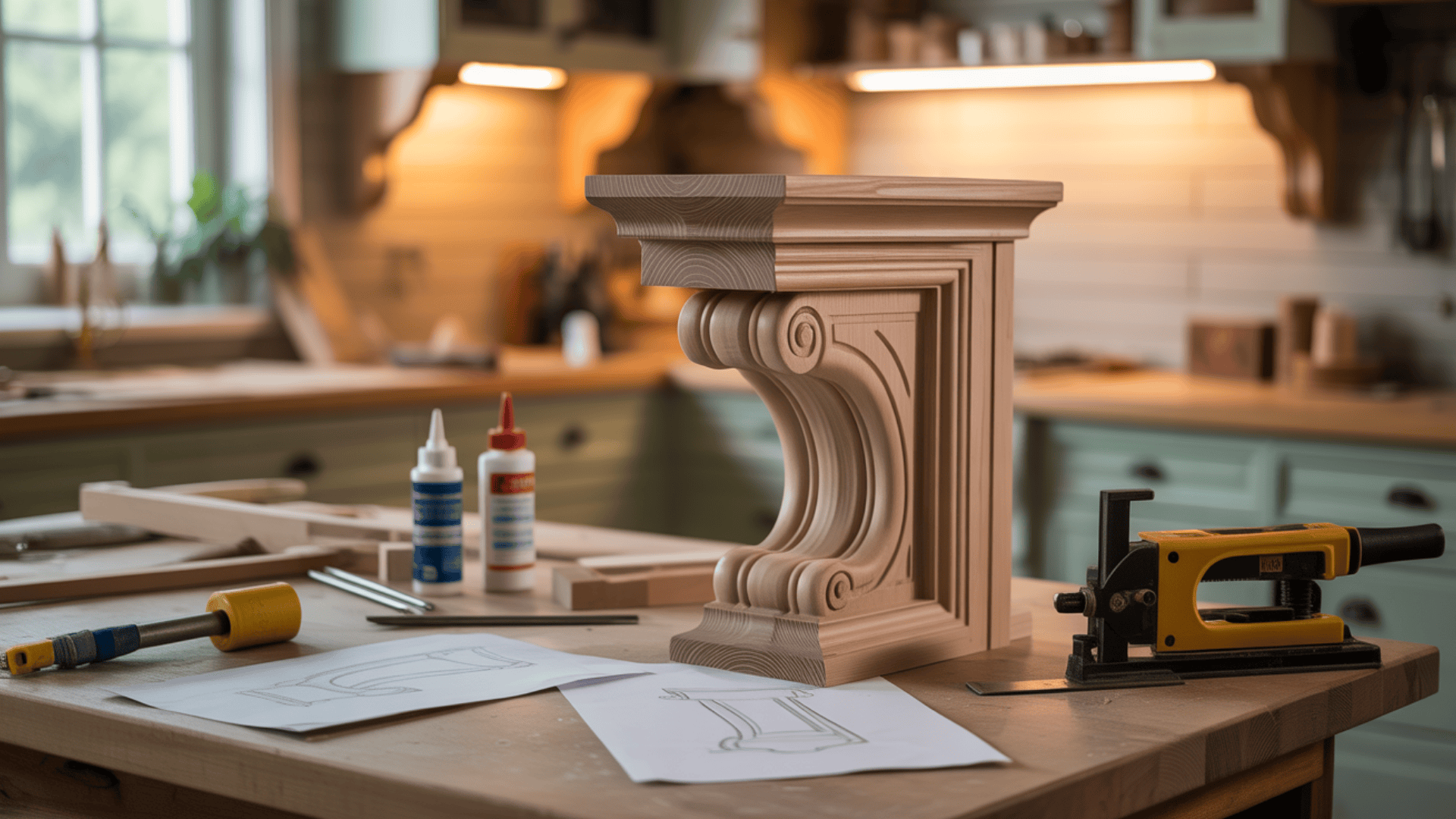 Home Charm Hack: DIY Corbels Anyone Can Make