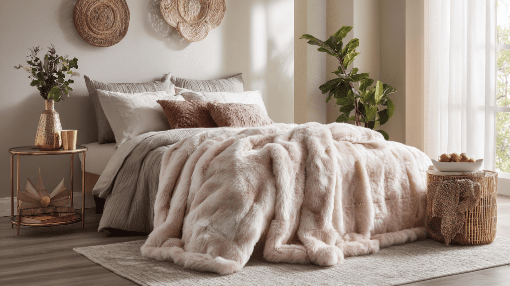 Faux_rabbit_fur_Blanket