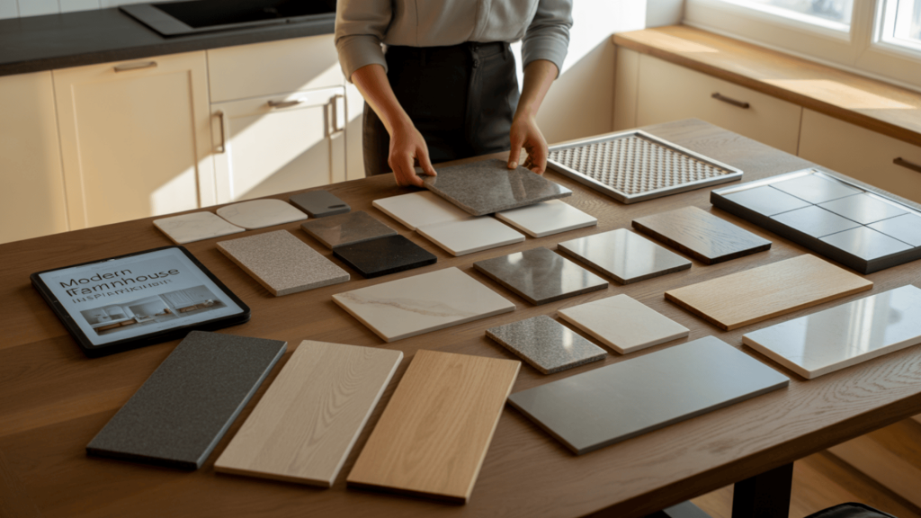Kitchen-Finish-Palette-Selection-With-Sample-Materials-And-Design-Inspiration-On-Table-In-Natural-Light