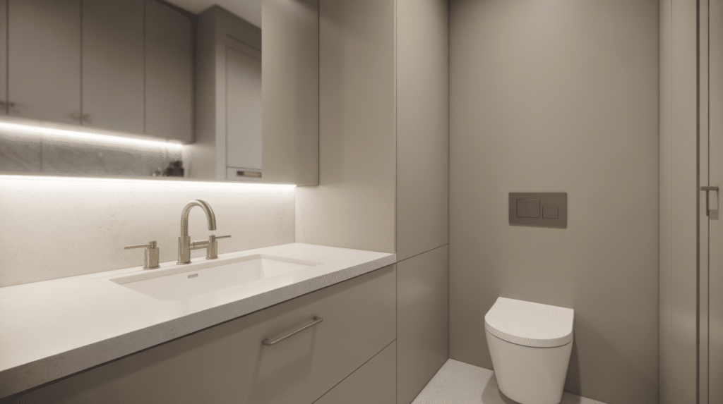 Realistic-Powder-Room-With-Plumbing-Aligned-To-Shared-Wall-For-Cost-Effective-Installation