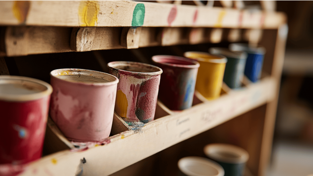 paint can storage